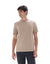 Celio Men’s Sand Round-Neck Cotton T-shirt|Celio In Lebanon