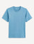 Celio Men's Blue Regular Crew Neck Cotton T-Shirt | Celio In Lebanon