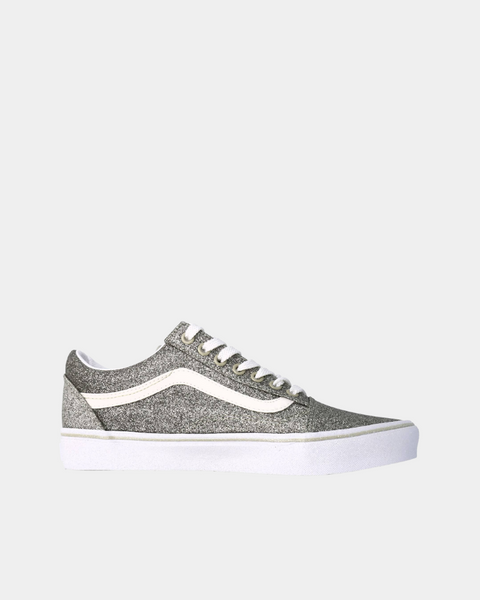 Vans Women's Silver Shiny Party Sneaker UA77E SE172