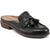 Earth Women's Black Everett Tassels Slip-On Mule Slippers