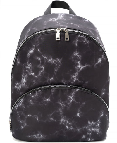INC International Concepts Ava Backpack Black Marble ABB81 shr