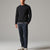 Sinsay Men's Dark Navy Plaid Slim Fit Trousers