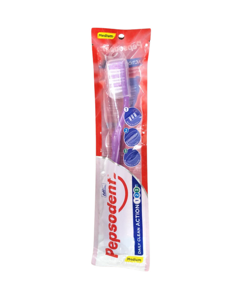Pepsodent Daily Clean Action Medium Toothbrush