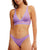 Free People Women's Bright Purple Midweek Longline Bra