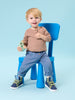 Sinsay Baby Boy's Coffee Brown Ribbed Knit Blouse | Sinsay In Lebanon