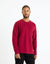 Celio Men’s Burgundy Long Sleeve Crew Neck Blouse|Celio In Lebanon