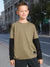Sinsay Boy's Olive Green Long sleeve Blouse | Sinsay in Lebanon