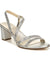 Naturalizer Women's Silver Fabric Vanessa Strappy Rhinestone Dress Sandals | Naturalizer In Lebanon