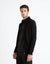 Celio Men's Black Wool Blend Zip-Up Cardigan | Celio In Lebanon