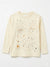 Zara Girl's Cream Printed Blouse | Zara In Lebanon