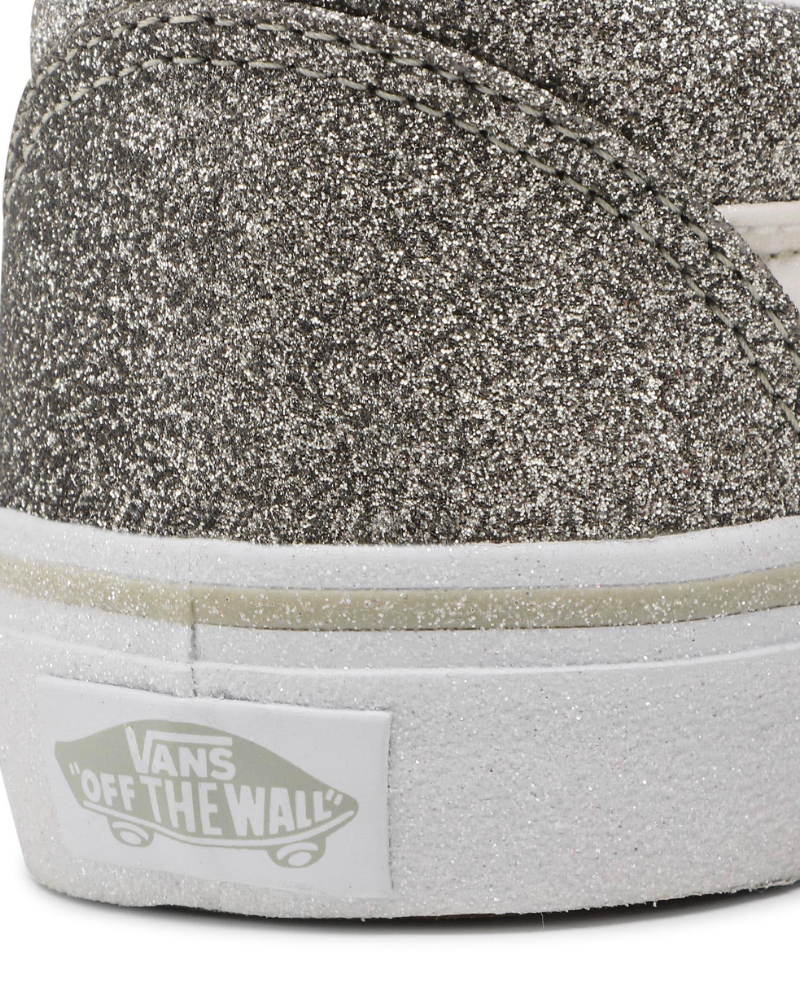 Vans Women s Silver Shiny Party Sneaker UA77E SE172 SuperDokan