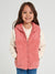 Sinsay Girl's Dusty Rose Hooded Vest | Sinsay In Lebanon