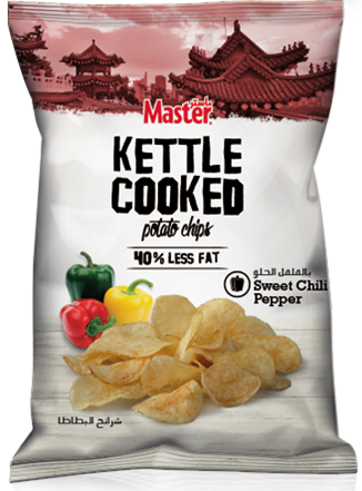 Master Kettle Cooked Potato Chips Sweet Chili Pepper 144g