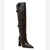 Wild Pair Women's Dark Brown Vivii Over-the-Knee Buckle Boots
