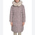 Cole Haan Women's Greige Trim Hood Zip-Front Puffer Jacket
