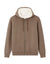 Celio Men's Taupe Cotton Blend Zip-Up Hoodie|Celio In Lebanon