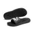 Black Puma slides on a white background