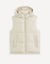 Celio Men's Ecru Puffer Hooded Vest|Celio In Lebanon