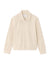 Beige jacket on a white background