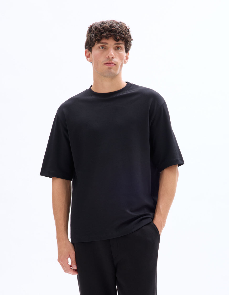 Celio Men's Black Oversized Gehem T-Shirt | Celio In Lebanon