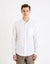 Celio Men's White Solid Regular Fit Cotton Shirt | Celio In Lebanon
