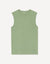 Celio Men's Khaki Green Round Neck Cotton Tank Top | Celio In Lebanon