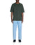 Celio Men's Khaki Green Boxy Crew Neck T-Shirt | Celio In Lebanon