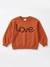 Zara Girl's Dark Orange Printed Sweatshirt | Zara In Lebanon