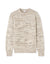 Celio Men's Ecru Marl Knit Crewneck Sweater|Celio In Lebanon