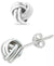 Giani Bernini Women's Silver Double Love Knot Stud Earrings | Giani Bernini In Lebanon
