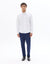 Celio Men's White Regular Fit Jersey Long-Sleeve Shirt | Celio In Lebanon