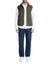 Celio Men's Khaki Green High-Neck Vests | Celio In Lebanon