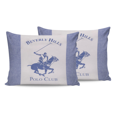 Beverly Hill Polo Club Blue Pillowcase Set (2 Pieces) 176BHP0123 (SHR)