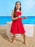 Sinsay Girl's Red Long-sleeved Jumpsuit | Sinsay in Lebanon