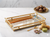 Hinox Gold Rectangular Mirror Serving Tray LM25-5613 | Hinox In Lebanon