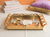 Hinox Gold Set Of 3 Rectangular Mirror Serving Trays LM25-5607 | Hinox In Lebanon
