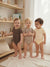 Sinsay Boy's Multicolor Ribbed Pack Of 3 Short-Sleeves Bodysuit