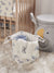 Sinsay Off White Elephant Printed Storage Basket 25x30cm | Sinsay In Lebanon