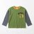 Zara Boy's Light Green & Grey Chest Printed Blouse | Zara In Lebanon