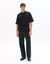 Celio Men's Black Loose Fit 100% Cotton Carpenter Jeans | Celio In Lebanon