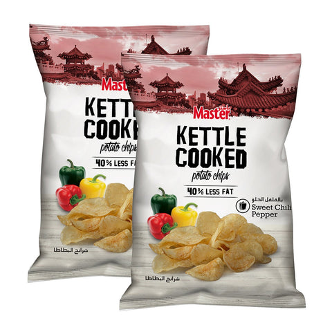 Master Kettle Cooked Potato Chips Sweet Chili Pepper 76g*2