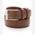 Perry Ellis Portfolio Men's Dark Brown Big and Tall Leather Belt