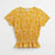 Zara Girl's Orange Floral Smocked Waist Sleeveless Blouse | Zara in Lebanon