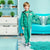 Sinsay Boy's Green & Dark Gray Hoodie Jacket