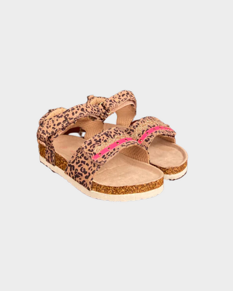 Cupcake Couture Girl's Brown Patterned Sandals 4172145 (shoes 41) shr