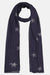Jenni Women's Navy Solid Jersey Wrap Scarf | Jenni In Lebanon