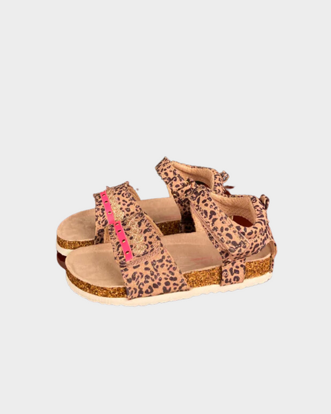 Cupcake Couture Girl's Brown Patterned Sandals 4172145 (shoes 41) shr