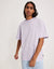 Jack & Jones Men's Light Purple Jprblakam Clean Ss Tee Crew Neck T-Shirt | Jack & Jones In Lebanon