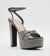 Steve Madden Women's Pewter Fabric Heel Sandals | Steve Madden in Lebanon