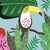 Duni Tissue Napkin 33 x 33 cm Jungle Bird 3-ply, 20 Pieces | Duni In Lebanon